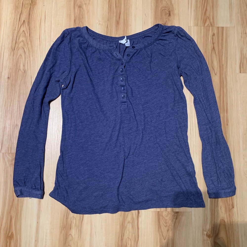 Blue Long Sleeve Old Navy Top